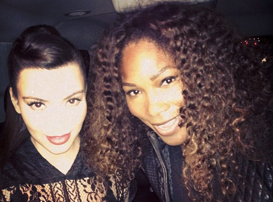 Kim Kardashian, Serena Williams, Twit Pic Kim Kardashian, Serena Williams, Twit Pic